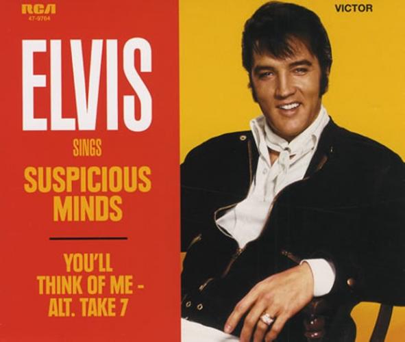 Elvis Sings Suspicious Mind and You'll Think Of Me